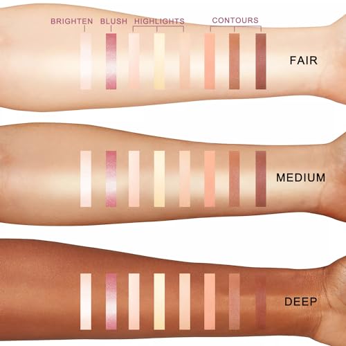Youngfocus 8-Color Cream Contour & Highlight Palette