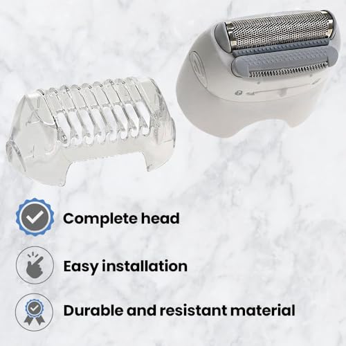 Epilator Replacement Head for Braun Silk-Epil Series 5 7 9 - Waterproof Shaver