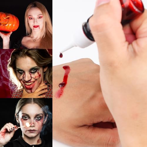 Halloween SFX Makeup Kit - Scar Wax, Fake Blood & Face Paint