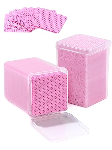 Lint Free Nail Wipes 400 PCS Non-Woven Cleaning Pads