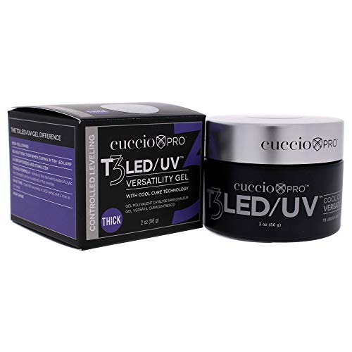 Cuccio Pro T3 Cool Cure Versatility Gel - Controlled Leveling Opaque Brazillian Blush 2 Oz I0099266 56 g (Pack of 1)