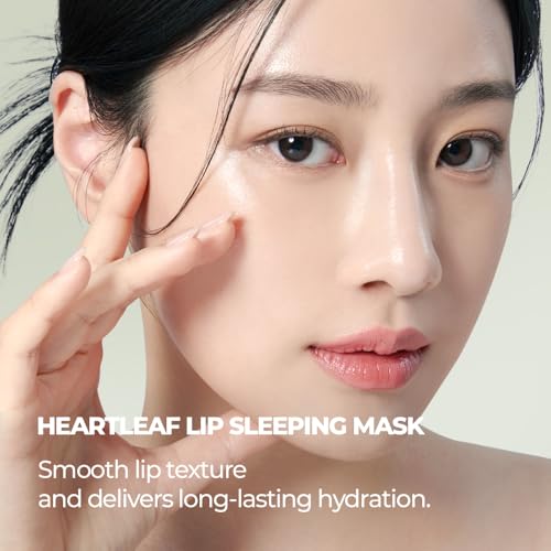 JMsolution Heartleaf Lip Sleeping Mask ? Overnight Repair Lip Balm with Houttuynia Cordata & Shea Butter ? Soothing & Hydrating Care for Dry, Chapped, and Sensitive Lips (20g / 0.70 oz)