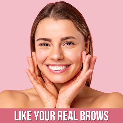 Vevivia Beauty Eyebrow Pen - Dual-Tip Microblading, Waterproof Dark Brown