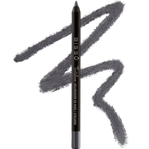 Biss? Tintaline Eyeliner - 25 Vivid Colors, High-Coverage, Long-Lasting & Smudge-Proof (Grey Night)
