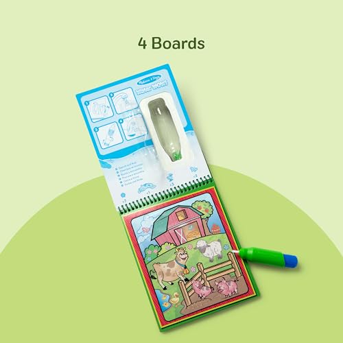 Melissa & Doug Water Wow! Reusable Water Coloring Book for Kids Ages 3+