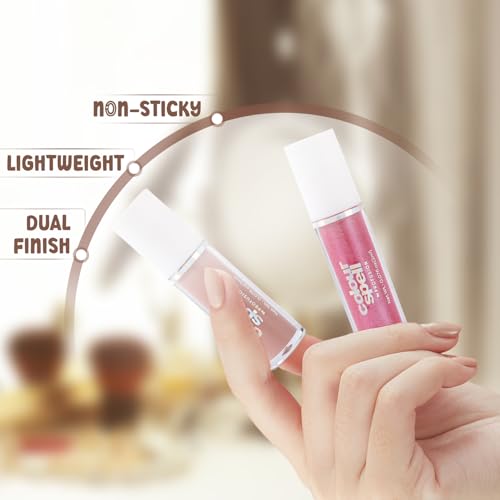 Profusion Cosmetics Colourspell Mini Lips 6 PC Lip Gloss Set ? Sparkling Toppers & Matte Glosses for a Shiny Finish, Vegan & Cruelty-Free Makeup Set