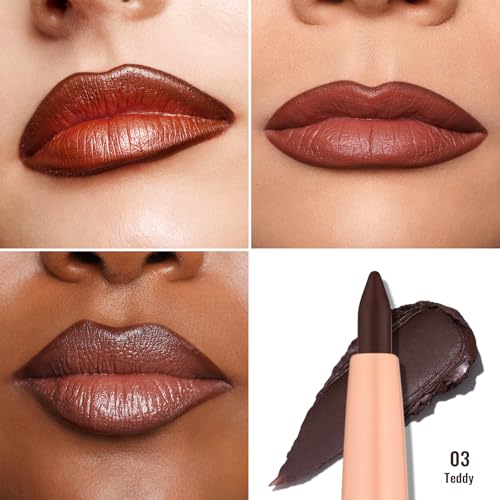 Oulac Brown Lip Liner Pencil - Waterproof & Retractable