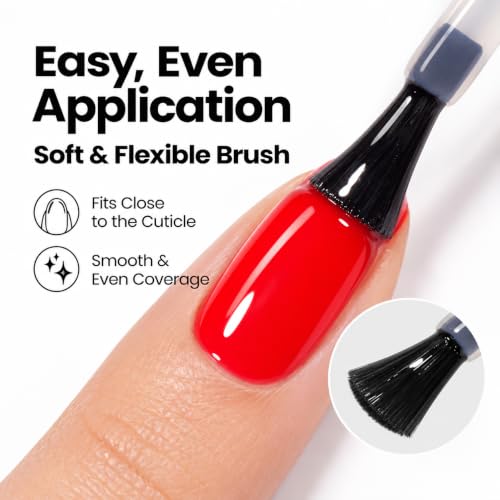 Beetles Gel Top Coat No Wipe High Gloss Clear UV LED - A-Clear-2