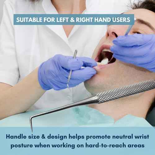 Professional Dental Tartar Scraper Tool Oral Picks to Remove Calculus from Teeth, Plaque Remover, Tooth Scraper for Oral Hygiene Care Made of Stainless Steel (EXP #90)