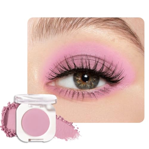 Pink Matte Eyeshadow - Light Peach Single Shadow Waterproof