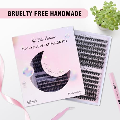 DIY Lash Extension Kit 273PCS Clusters 9-16mm with Bond & Remover