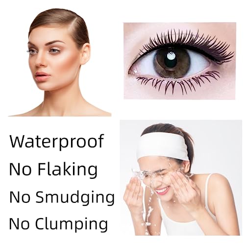 Brown Lash Colored Mascara Makeup Volumizing Volume Building Waterproof Sensational Washable Lengthening Natural Long-Lasting¡¦ (Brown)