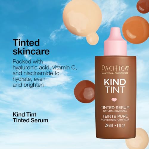 Vegan Tinted Moisturizer Serum with Hyaluronic Acid & Collagen - Shade 06 - 1 fl oz