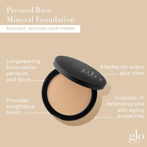 Glo Skin Beauty Pressed Powder Foundation Honey Medium