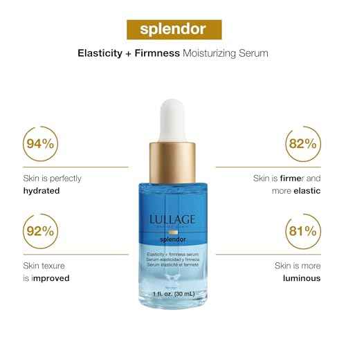 LULLAGE Splendor Elasticity & Firmness Moisturizing Face Serum for Women - Fast Absorbing Day & Night Hydrating Serum with Oxygen & Marine Collagen - 1 Fl. Oz Bottle