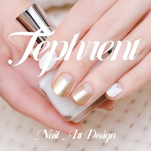 30Pc Medium Almond French Tip Press On Nails - Floral