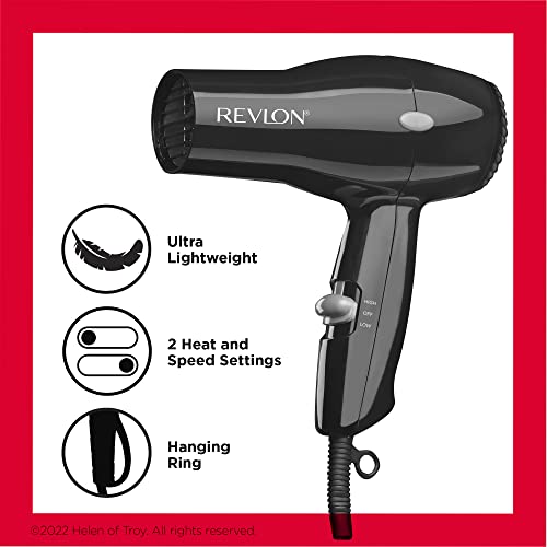 Revlon Compact Hair Dryer 1875W Lightweight Travel