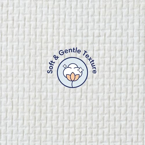 Carecloths Ultra Deluxe Disposable Face Towel, Fragrance & Lint-Free, 100% Biodegradable, Cloths Like Feel, 50ct, MAXI Size 10" x 12"