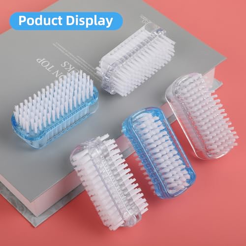 5 Pack Dual-Sided Nail Brush Set for Clean Hands & Feet