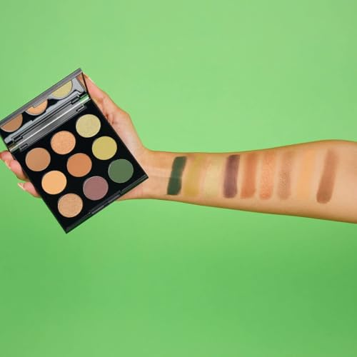 Palladio Ultimate 9-Count Eyeshadow Palette, Natural Earth