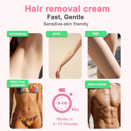 BCCDEUY Hair Removal Cream for Women & Men 4.2 Fl Oz (1 Pack) Fast & Gentle Formula