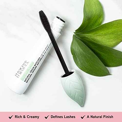 Physicians Formula Organic Wear Lash-Boosting All Natural Mascara, Lifts, Lengthens, For Sensitive Eyes, Dermatologist Tested - Natural Origin Black