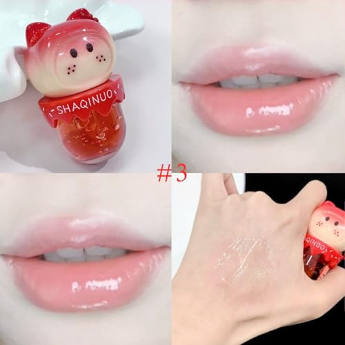 Hydrating Lip Gloss Set - 4 Colors Waterproof Glossy Liquid Lipstick