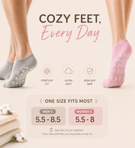 Nesgther Overnight Moisturizing Gel Socks for Dry Cracked Heels - 3 Pack