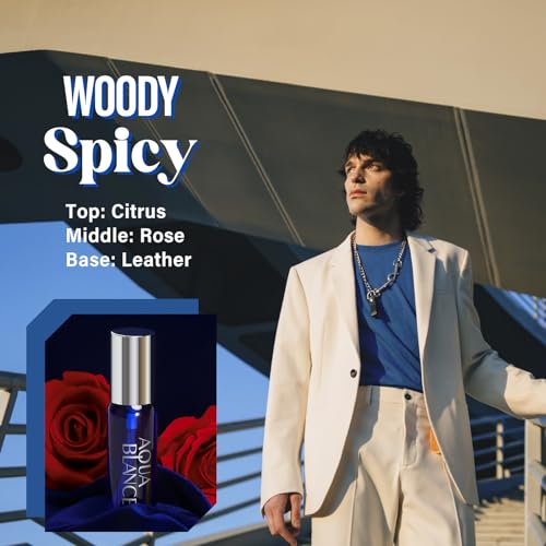 AQUA BLANCE Men's Body Spray 3-Pack Travel Size, 2.1 Oz