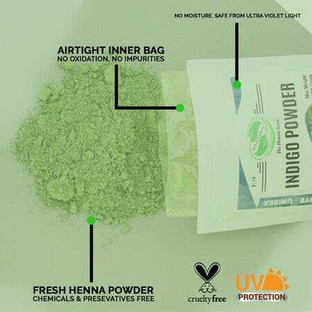 200g Indigo Powder Natural Hair Dye by The Henna Guys