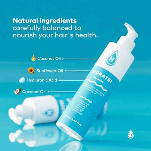 Hidratei Brazilian Beauty Shampoo | Ultimate Moisturizer for All Hair Types | Deep Scalp Restoration & Hair Balance | Clean Label & Natural Ingredients | 8.45 Oz