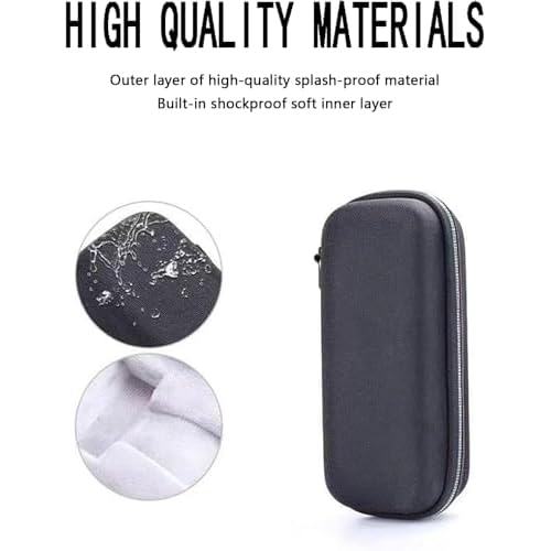 LinMei Hard Travel Case for One Blade Hybrid Electric Trimmer and Shaver 360 QP2520 QP2530 QP2620 QP2630 Can Extra Storage Replacement Heads Charging Cables Accessories Ideal for Business Travel