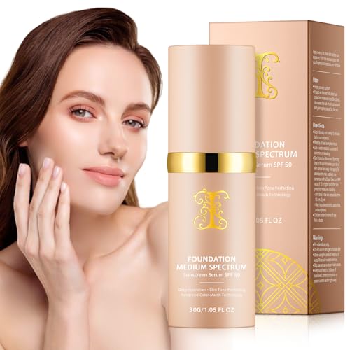 SPF 50+ 4-in-1 Liquid Foundation - Medium, 30ml