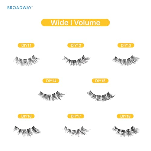Broadway Lash Clusters 9-16mm False Eyelashes - 70pc