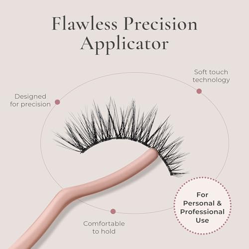 House of Can't Lash Without Set - Complete Lash Kit Includes Iconic Lite Faux Mink Lashes, Clear Lash Glue, and Precision Applicator - Effective For All Day Wear