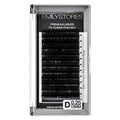 D Curl Eyelash Extensions 12mm Individual Lashes