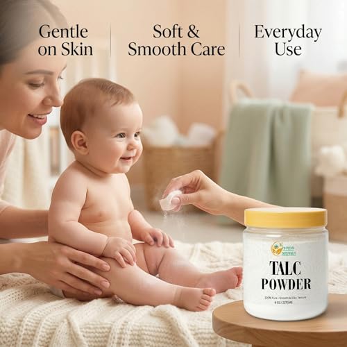 Herbs Botanica Talcum Powder 8 oz - Unscented Body Powder