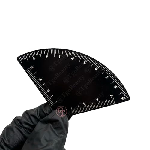 Aluminum Eyebrow Ruler Stencil - Microblading Mapping Tool