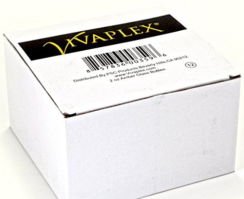 Vivaplex 2 oz Amber Glass Bottles with Droppers - 12 Pack