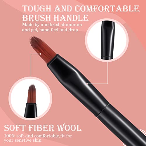 Yaomiao 120 Pcs Disposable Lip Brushes Bulk Makeup Applicators