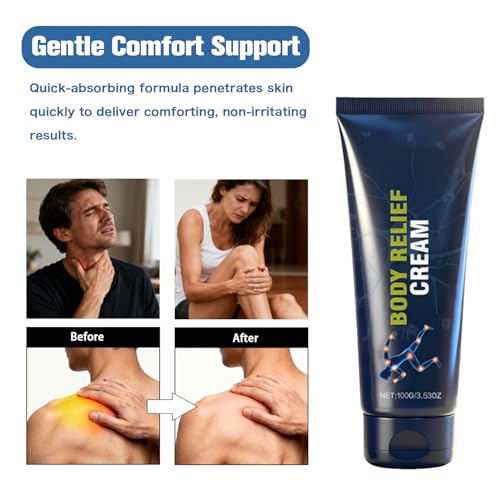 Capsaicin Neuropathy Relief Cream | Enriched with Capsaicin, Arnica, Menthol | Soothing Massage Balm for Feet, Hands, Legs & Lower Back - Fast Absorbing Muscle & Joint Care