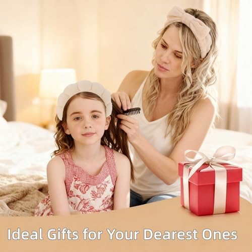 7-Piece Spa Set with Headbands, Wristbands & Hair Clip