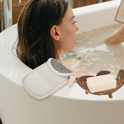 4pcs Exfoliating Mesh Soap Pouches with Drawstring