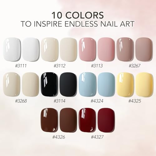 GAOY Sky Blue Gel Nail Polish 16ml Self-Leveling Soak Off UV Cure for Manicure