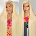 613 Blonde Human Hair Lace Front Wig 13x6 HD 200 Density 20"