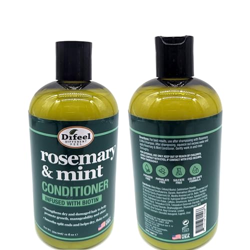 Difeel Rosemary & Mint Conditioner with Biotin, 12 oz