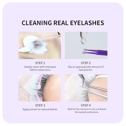 Lash Primer for Eyelash Extensions - Removes Oils & Proteins