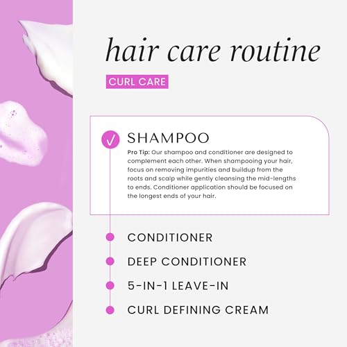 HASK Curl Care Shampoo + Conditioner Set with Coconut and Argan Oil | For Curly Hair, Sulfate-Free, Paraben-Free, Gluten-Free, Vegan, Cruelty-Free, Color Safe | 12oz each