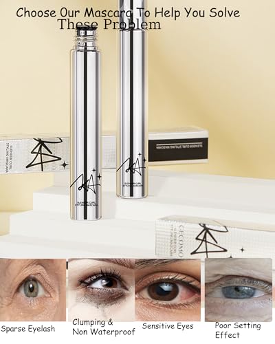 Waterproof Mascara for Mature Women 60+ with Thinning Lashes