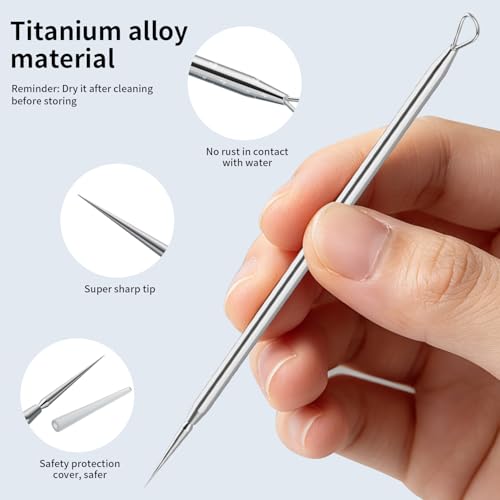 Titanium Blackhead Remover & Acne Extractor Tool